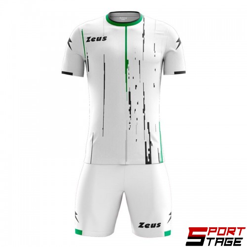 Детски Спортен Екип ZEUS Kit Bolt White Verde/Nero