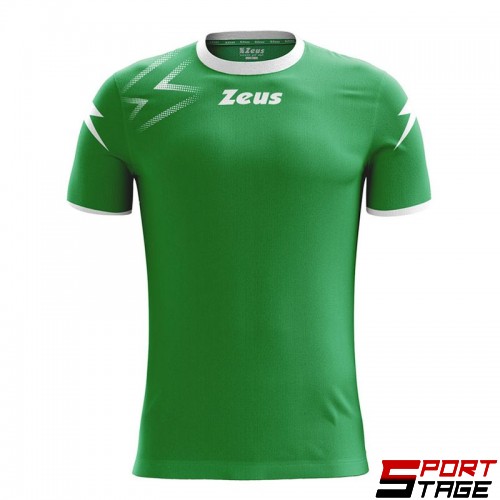 Мъжка Тениска ZEUS Shirt Mida Verde/Bianco
