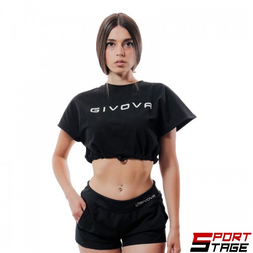 Дамска Тениска GIVOVA Shirt Donna Scollo A Barca 0010