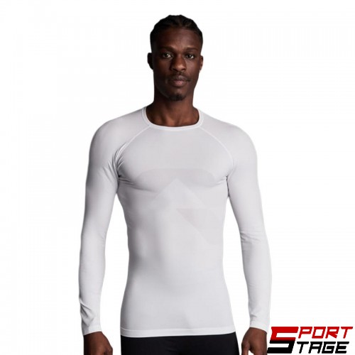 Мъжка Спортна Термо Блуза MUSAI Joto Thermal Long Sleeve T-Shirt White