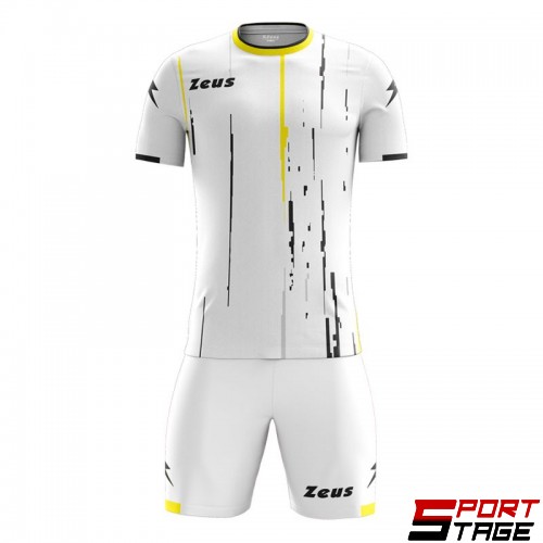 Детски Спортен Екип ZEUS Kit Bolt White Giallo/Nero