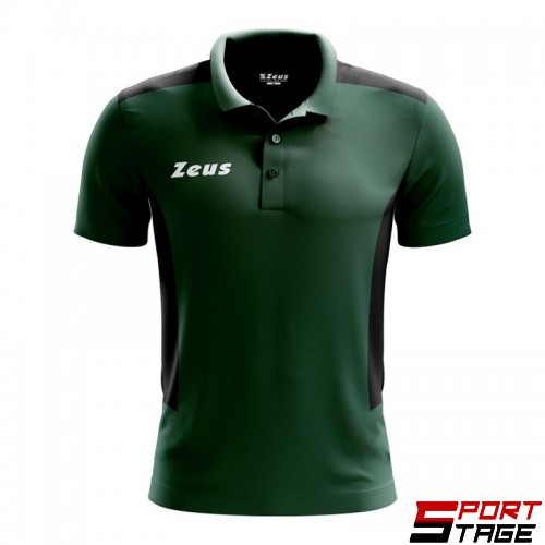 Мъжка Тениска ZEUS Polo Start Verde Militare