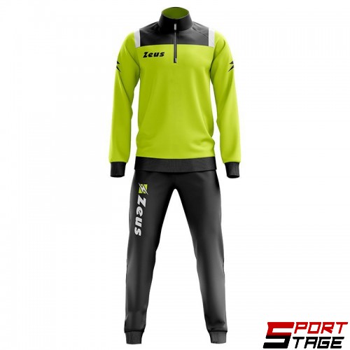 Дамски Анцуг ZEUS Tuta Training Vesuvio Nero/Giallo Fluo