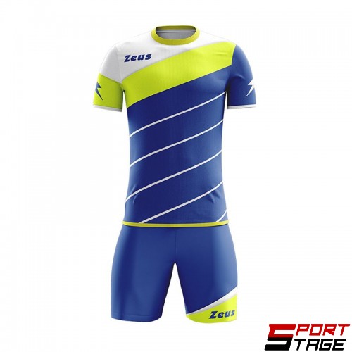 Детски Спортен Екип ZEUS Kit Lybra Uomo Electric Royal/Giallo Fluo