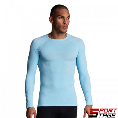 Мъжка Спортна Термо Блуза MUSAI Joto Thermal Long Sleeve T-Shirt Sky Blue