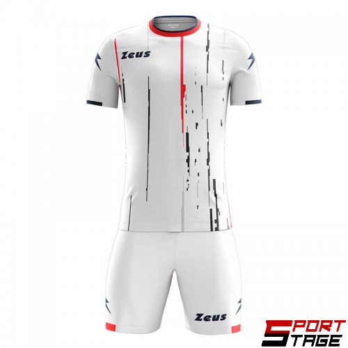 Детски Спортен Екип ZEUS Kit Bolt White Rosso/Blu