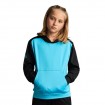 Детски Суичър MUSAI Saba Hoodie Kids Sweatshirt Fluor Turquoise/Black