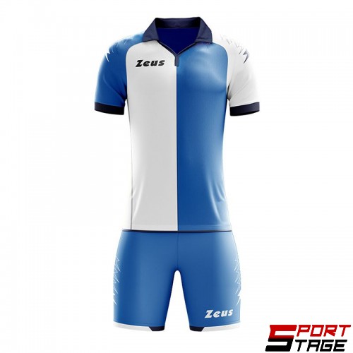 Футболен Екип ZEUS Kit Gryfon Royal/Bianco