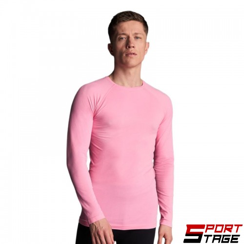 Мъжка Спортна Термо Блуза MUSAI Joto Thermal Long Sleeve T-Shirt Gum Pink