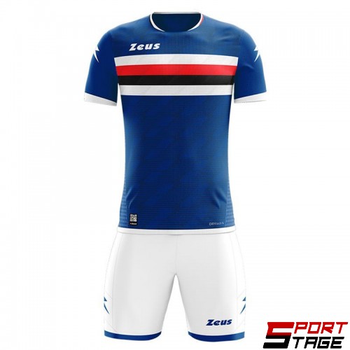 Детски Футболен Екип ZEUS Kit Icon Sampdoria Royal/Bianco