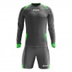 Вратарски Екип ZEUS Kit Gk Paros Grigio scuro/Verde fluo