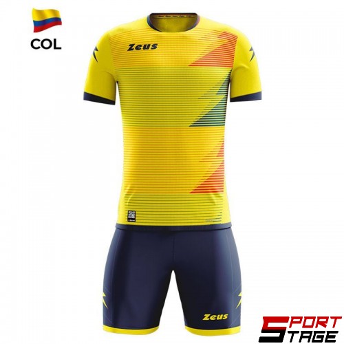 Детски Спортен Екип ZEUS Kit Mundial COL Giallo/Rosso