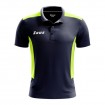 Мъжка Тениска ZEUS Polo Start Blu/Giallo Fluo
