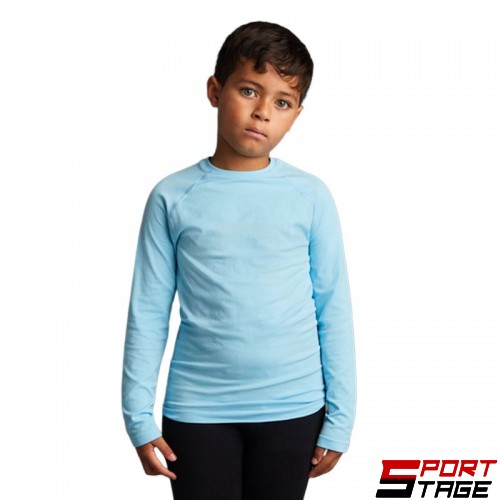 Детска Спортна Термо Блуза MUSAI Joto Thermal Long Sleeve Kids T-Shirt Sky Blue