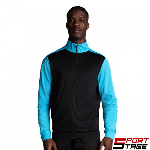 Мъжки Суичър MUSAI Saba Jacket Black/Turquoise Fluor