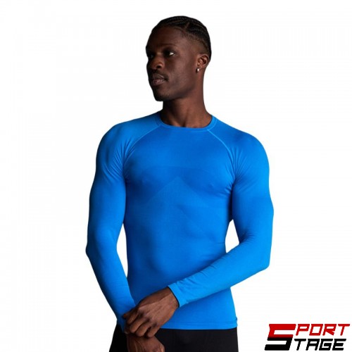 Мъжка Спортна Термо Блуза MUSAI Joto Thermal Long Sleeve T-Shirt Royal Blue