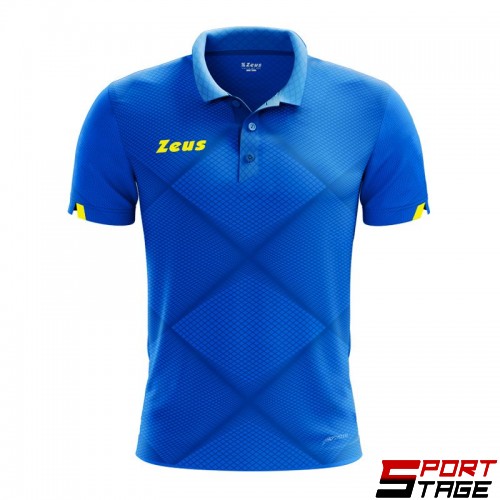 Мъжка Тениска ZEUS Polo Galaxy Electric Royal