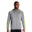 Мъжки Суичър MUSAI Afiki Jacket Light Grey/Fluor Yellow