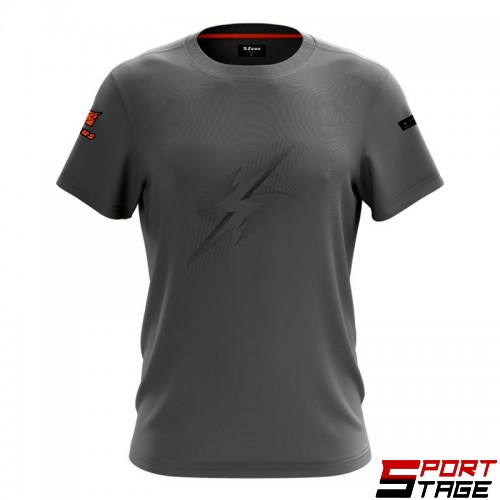 Мъжка Тениска ZEUS T-Shirt ZS7 Dark Grey/Arancio Fluo