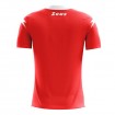 Мъжка Тениска ZEUS Shirt Zip Rosso/Bianco