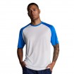 Мъжка Тениска MUSAI Ubora 2 T-Shirt White/Royal Blue
