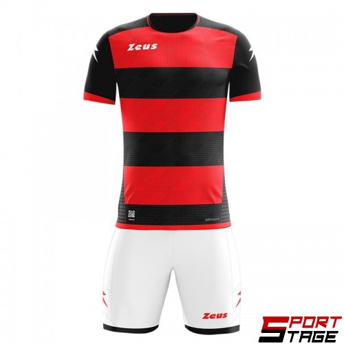 Детски Футболен Екип ZEUS Kit Icon Flamengo Rosso/Nero
