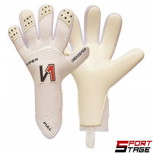 Вратарски Ръкавици ONEKEEPER Viper White