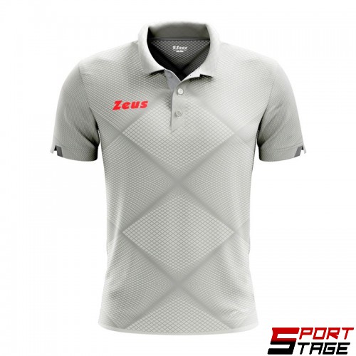 Мъжка Тениска ZEUS Polo Galaxy Silver