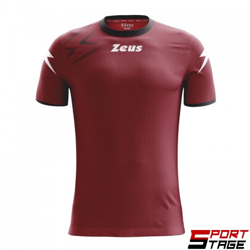 Мъжка Тениска ZEUS Shirt Mida Granata/Nero