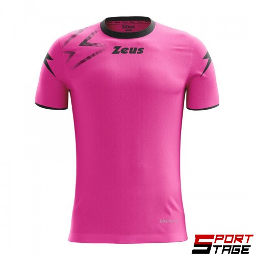 Мъжка Тениска ZEUS Shirt Mida Fucsia/Nero
