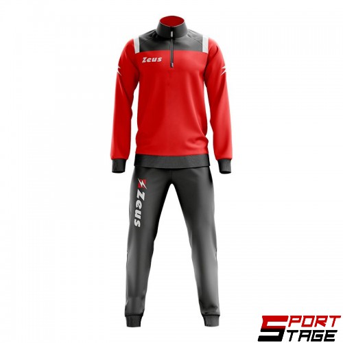 Детски Анцуг ZEUS Tuta Training Vesuvio Rosso/Dark Grey