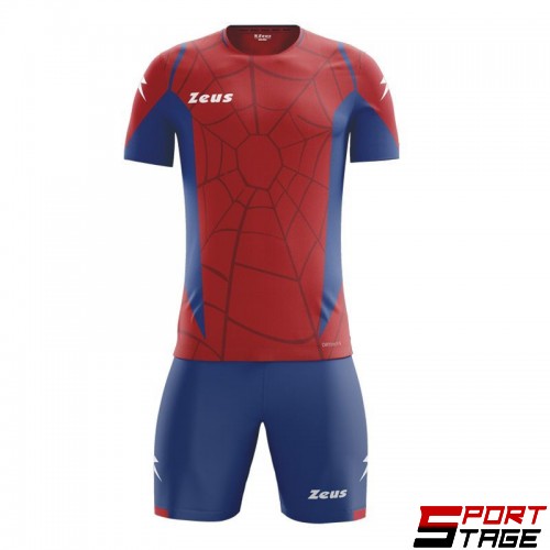 Детски Футболен Екип ZEUS Kit Hero Rosso/Royal