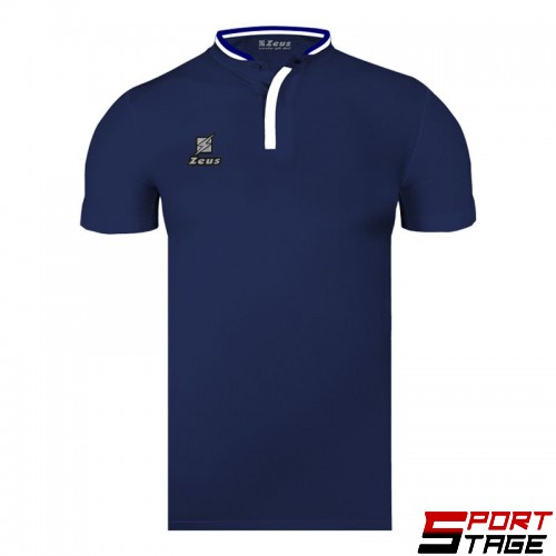 Мъжка Тениска ZEUS Polo Kreta Blu/Bianco