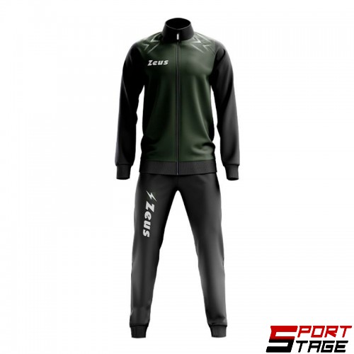 Детски Анцуг ZEUS Tuta Easy Nero/Verde Militare