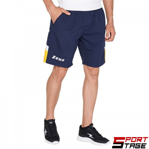 Мъжки Къси Панталони ZEUS Bermuda Vesuvio Blu/Giallo