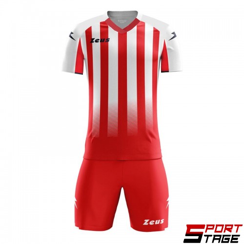 Детски Спортен Екип ZEUS Kit Venus Rosso/Bianco