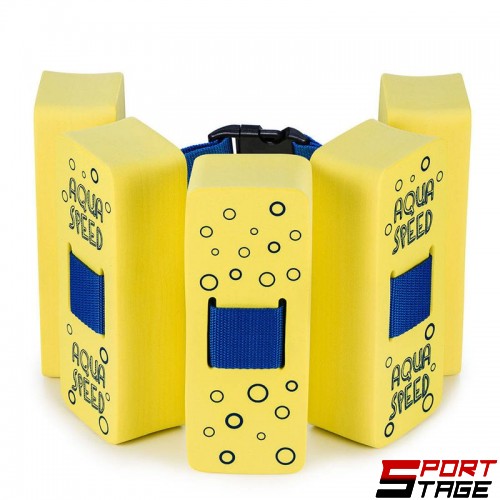 Колан за Плуване AQUA SPEED Kiddie II Octopus Swim Belt Yellow