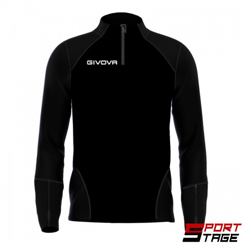 Мъжка Блуза GIVOVA Maglia Tecnica Half Zip Army 0010