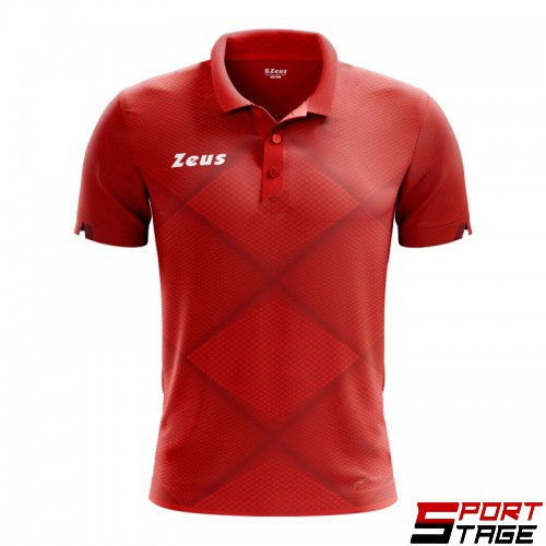 Мъжка Тениска ZEUS Polo Galaxy Rosso