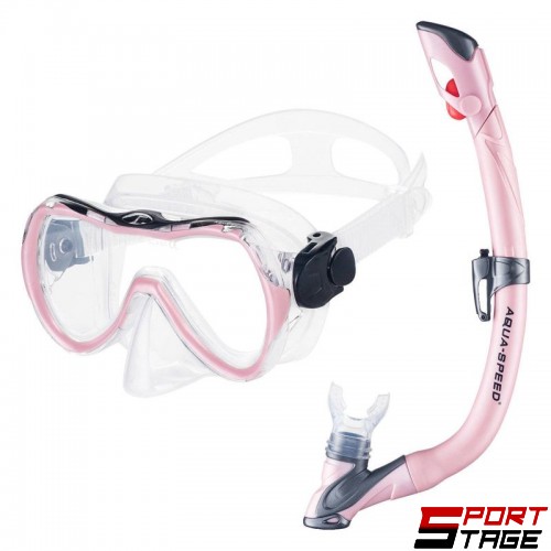 Комплект Маска и Шнорхел AQUA SPEED Snorkeling Set Enzo-Evo Junior 03