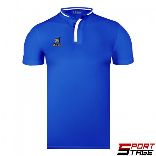 Мъжка Тениска ZEUS Polo Kreta Royal/Bianco