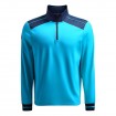 Мъжка Блуза MUSAI Ishi Sweatshirt Fluor Turquoise/Navy Blue