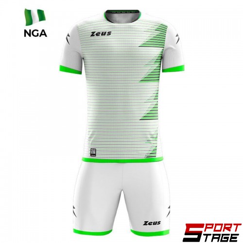 Детски Спортен Екип ZEUS Kit Mundial NGA Bianco/Verde