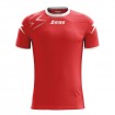Мъжка Тениска ZEUS Shirt Mida Rosso/Bianco