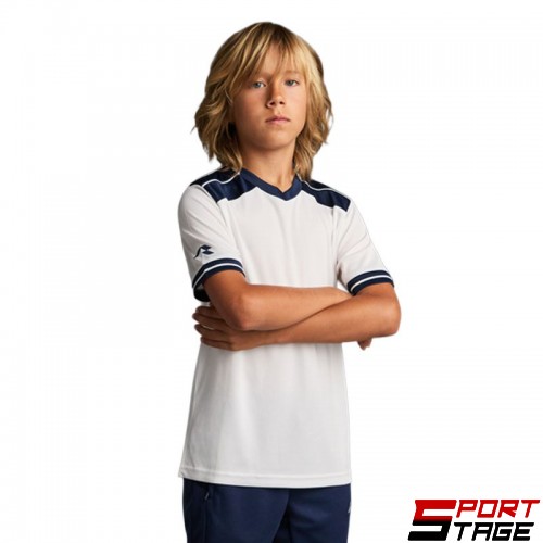 Детска Тениска MUSAI Ishi Kids T-Shirt White/Navy Blue
