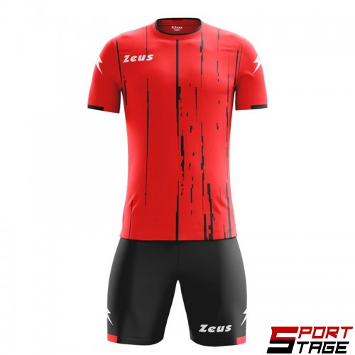 Детски Спортен Екип ZEUS Kit Bolt Rosso/Nero