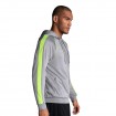 Мъжки Суичър MUSAI Afiki Jacket Light Grey/Fluor Yellow