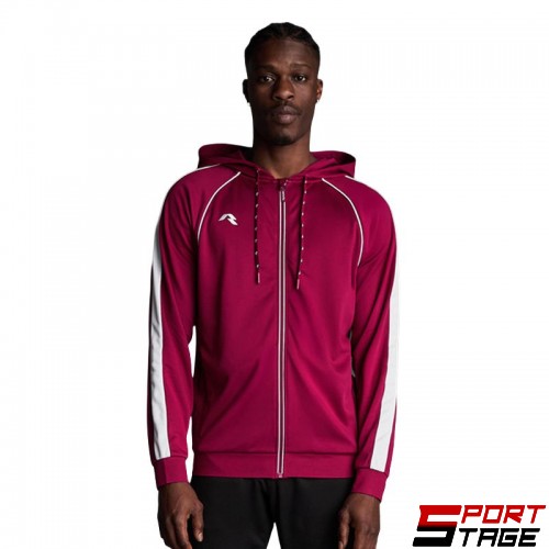 Мъжки Суичър MUSAI Afiki Jacket Burgundy/White