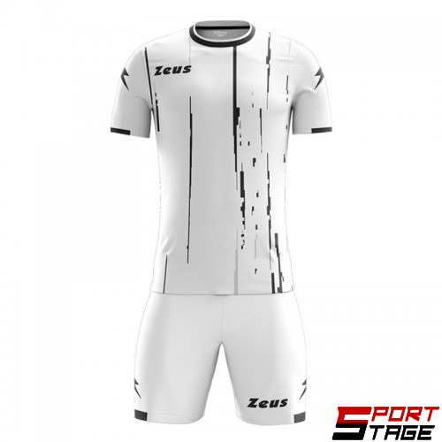 Детски Спортен Екип ZEUS Kit Bolt White Bianco/Nero
