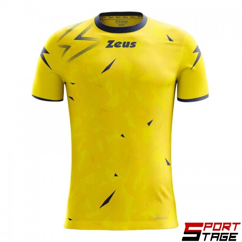 Мъжка Тениска ZEUS Shirt Marmo Giallo/Blu